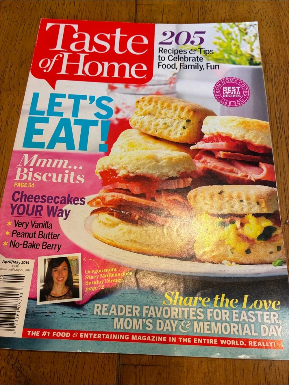 Lot of three Taste of Home cooking magazines